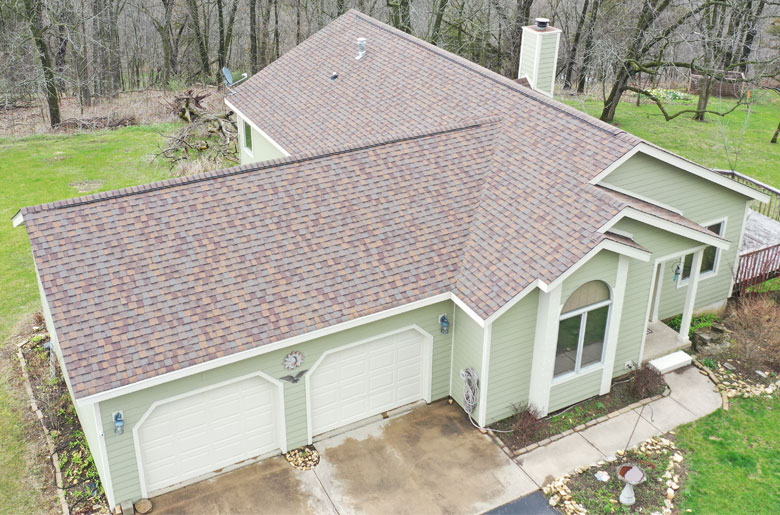 brand new residential roof