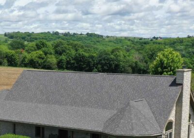 Residential Roofing Gallery - Rockford Home Back Roof View