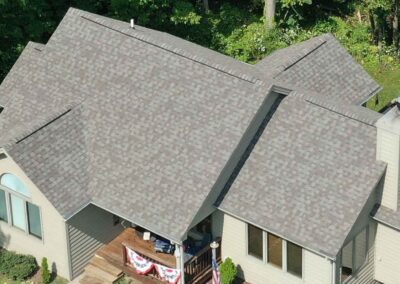 Residential Roofing Gallery - Rockford Home Top Roof View
