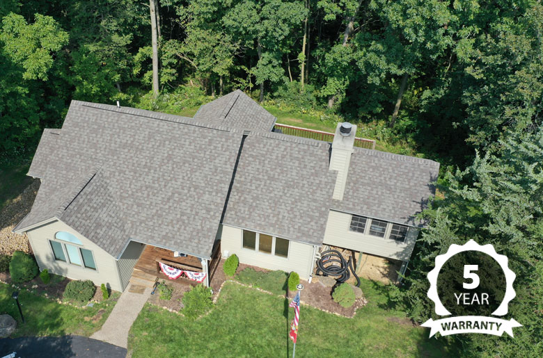 residential home with new roofing in galena il