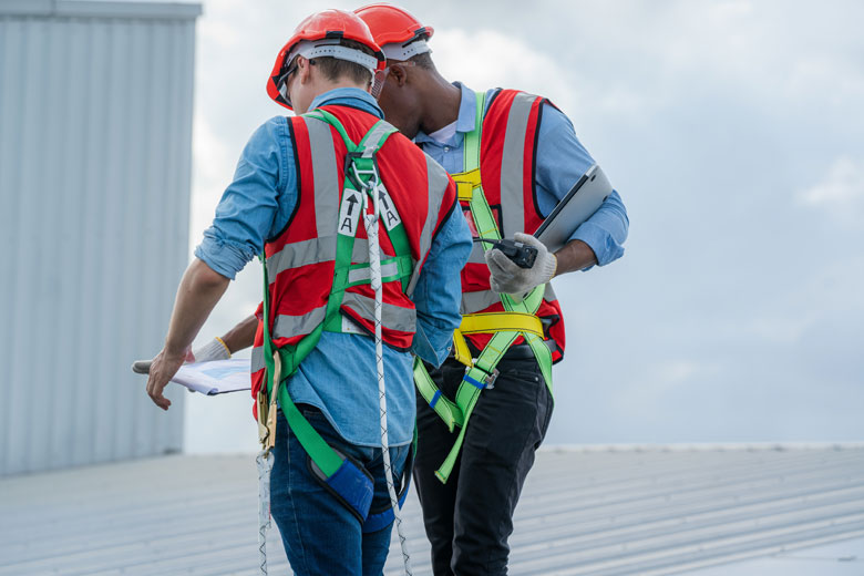 Exceeds customer expectations on a commercial roof