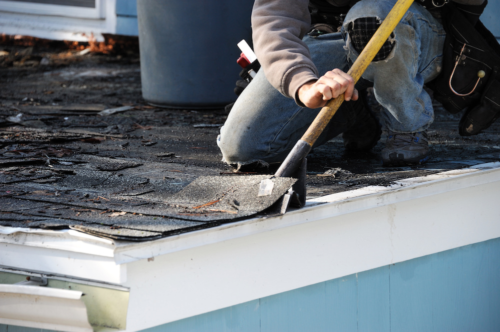 repairing the roof