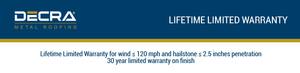 DECRA Lifetime Limited Warranty