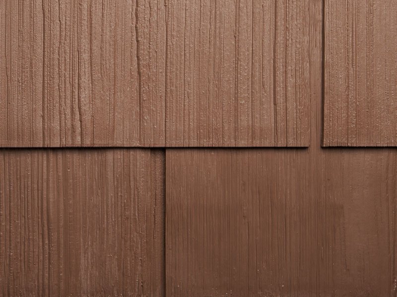 EcoStar composite steep-slope shake roofing in seneca cedar brown