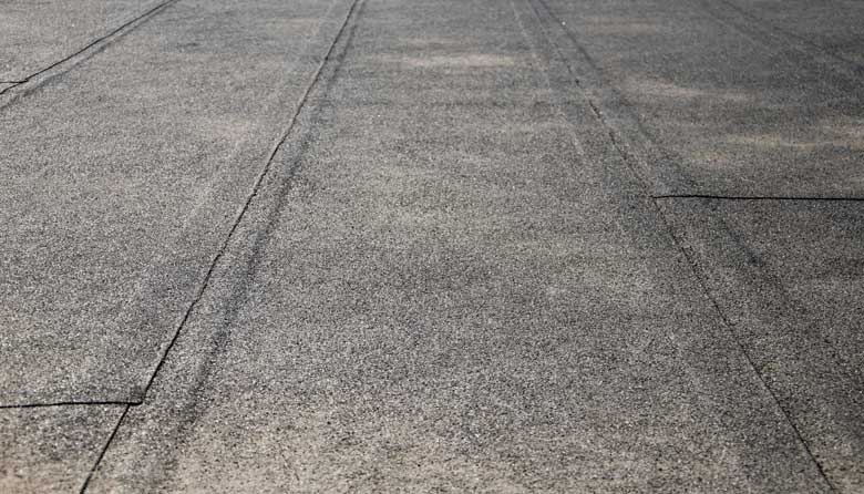 Commercial asphalt roofs