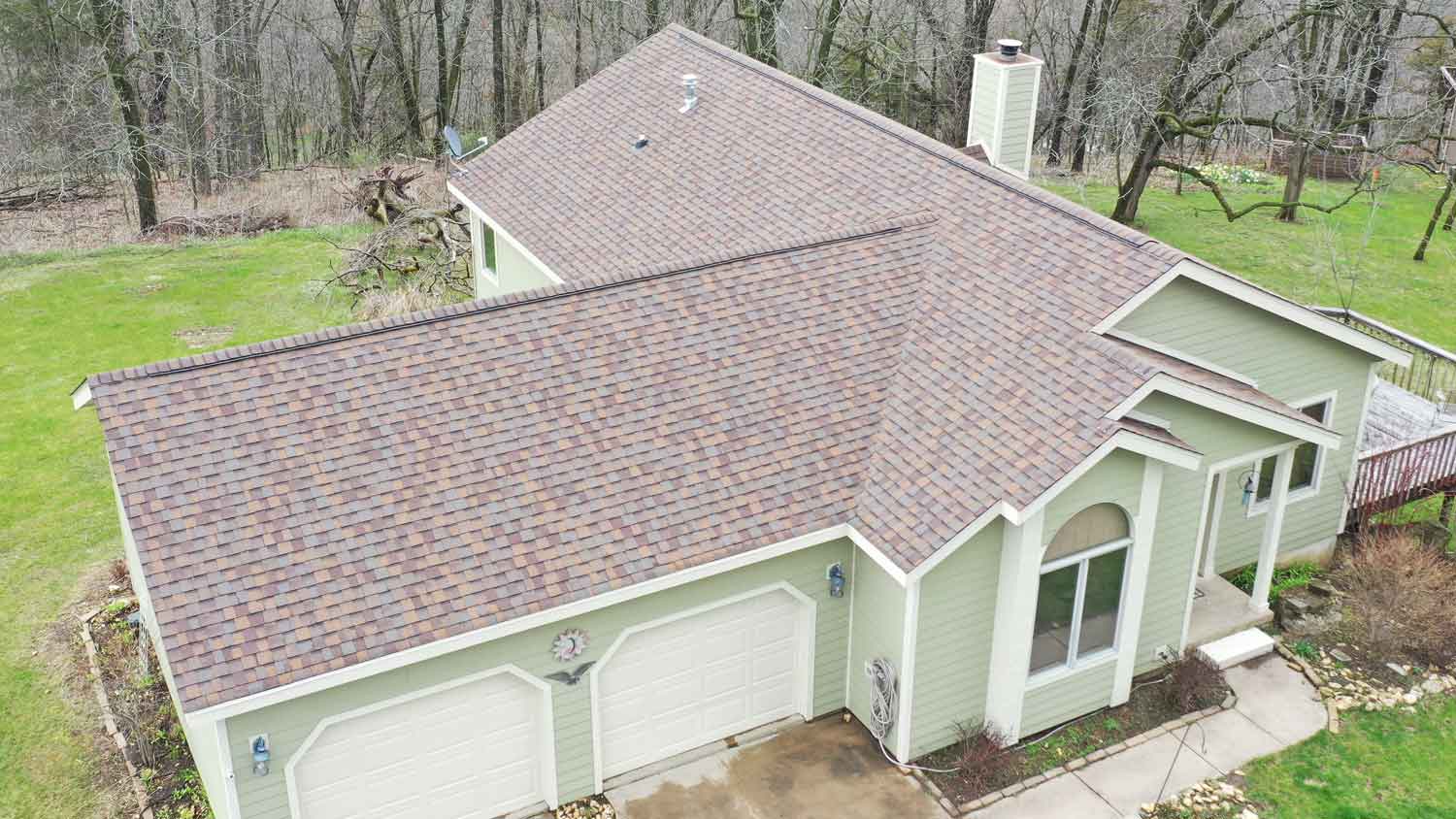 Photo of roof after of a full roof replacement