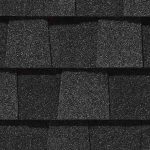 Landmark Classic asphalt shingle in charcoal black