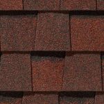 Landmark Classic asphalt shingle in terra cotta