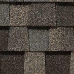 Landmark Premium asphalt shingle in weathered wood