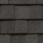 Landmark Pro asphalt shingle in driftwood