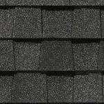 Landmark Pro asphalt shingle in pewter