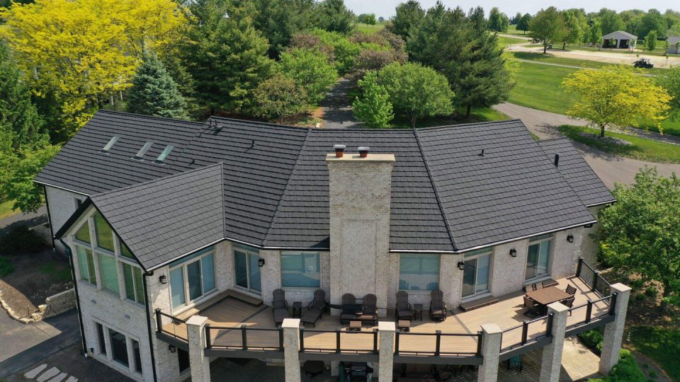 Mount Carroll, IL house #1 after roof replacement