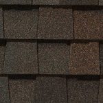 Asphalt shingle in heather blend