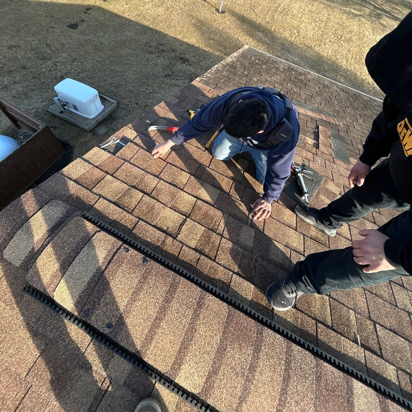 roof repair job small