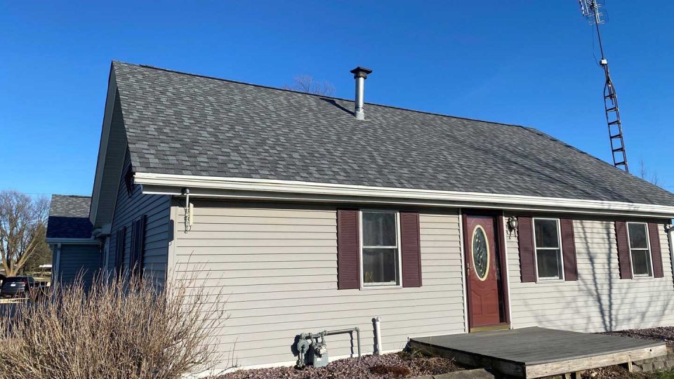Warren, IL house #1 after roof replacement